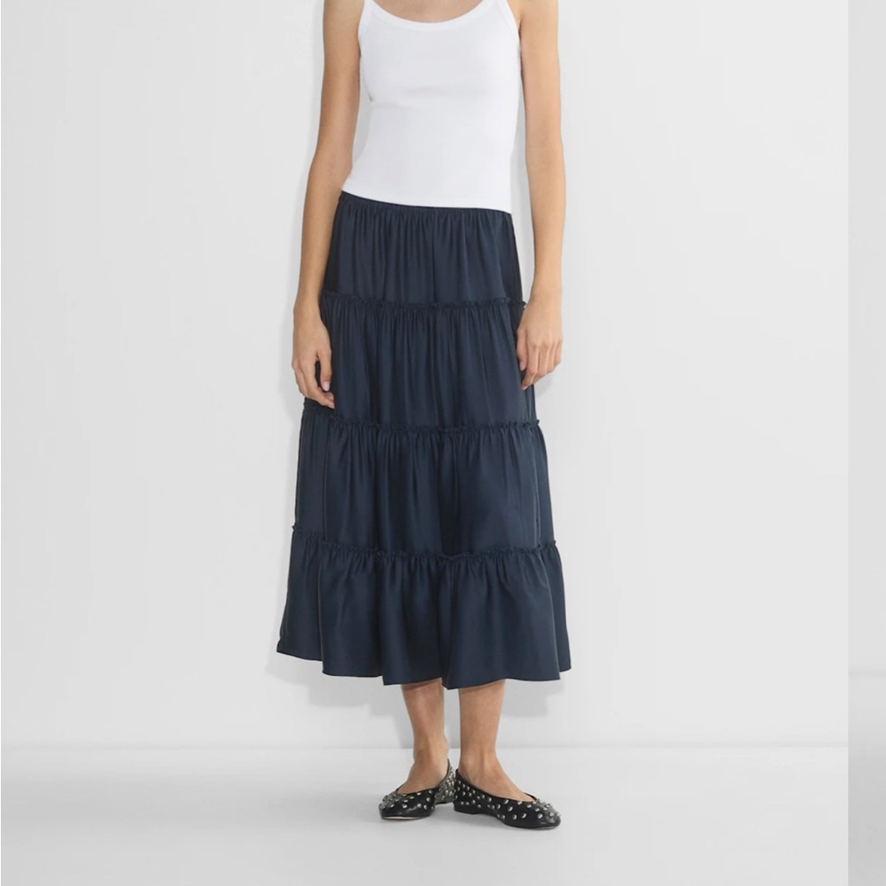 Aritzia Mars Satin Skirt
